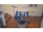 CB Drums Drum Kit Drumkit Blue + Sabian Cymbal Case