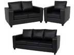 Three piece leather suite Brand new three piece faux....