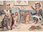 Louis Wain 1860-1939 Funny Kittens on Art prints